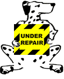 under repair dog